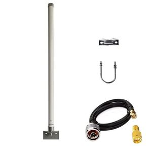 Antena Externa Omnidireccional 2.4G/5.8G 12dBi, Extensor/AP/Cámara/Router WiFi 6, Comunicación 24, Externa 2.4G/5.8G - Product Image 6