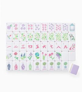 Nuove Tessere Personalizzate di Mahjong Americano a Quattro Strati con Stampa di Design Moderno e Lussuoso in Viola Chiaro per Intrattenimento con <span class=keywords><strong>Scacchi</strong></span> e Carte - Product Image 3
