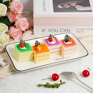 Modelos de Pastel de Mousse de PU Ecológicos al por Mayor, Postres Simulados, Comida Falsa para Exhibición en Escaparates, Juguete Divertido de Comida - Product Image 2