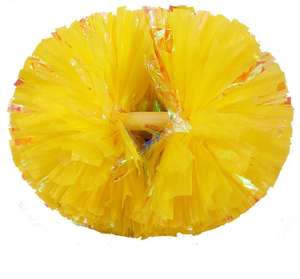 Pompones de Animadora Mate Metálicos con Mango de Bastón para Niños y Adultos, Artículos de Animación para Deportes y Carnavales - Product Image 3