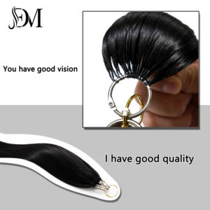 Dailmei chaîne d'approvisionnement mondiale sans trace cheveux vietnamiens 100% cheveux humains os invisible droite plumes dépliées extension de cheveux - Product Image 3