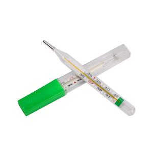 Thermomètre médical en verre de haute qualité, thermomètre clinique traditionnel oral, rectal, axillaire, sans <span class=keywords><strong>mercure</strong></span>, avec marquage CE - Product Image 2