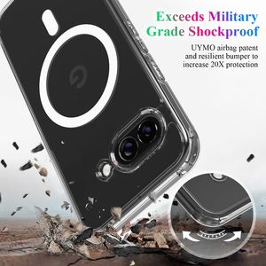 Funda Transparente de TPU y PC Rígida con Cubierta Trasera Magnética para <span class=keywords><strong>Google</strong></span> Pixel 9A, Novedad 2024 - Product Image 4