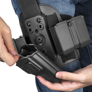 Kanon Flower Tactiek <span class=keywords><strong>Drop</strong></span> <span class=keywords><strong>Leg</strong></span> Dijbeen Polymeer/Plastic Platform <span class=keywords><strong>Holster</strong></span> Met Snelle Ontgrendeling Bevestiging Voor Gemakkelijker Verbinding En Dissconn - Product Image 6