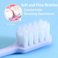 Brosse à dents manuelle pour adulte à prix avantageux, en gros, à poils souples, de qualité supérieure, avec logo personnalisé, pour usage quotidien