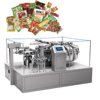 Sachets plastiques Doypack à remplissage automatique contrôlé par PLC pour bonbons, gaufrettes, biscuits, fromage, chocolat, sucettes, gelée, riz