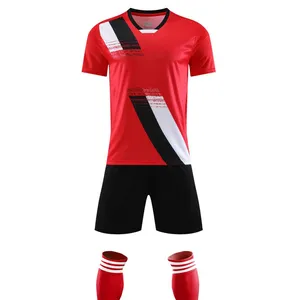 ट्रिको डे पैर 2023 गर्म थाई फुटबॉल शर्ट शैली समर्थन मुद्रित लोगो और नाम पॉलिएस्टर वयस्क फुटबॉल सेट बच्चों जर्सी