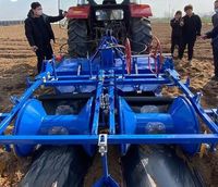 Machine de stratification et de ridging de rouleau de presse pour le planteur de carotte d'ail de pomme de terre pour récolter des légumes