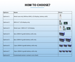 Boîtier de batterie au lithium LVNOON avec logo personnalisé 48V 51.2V, capacité 5kWh 10kWh 15kWh, pour stockage d'énergie solaire domestique - Product Image 2