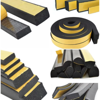 Bande d'étanchéité en mousse de caoutchouc EPDM autocollante OEM, résistante aux intempéries, imperméable, insonorisante, isolation, joint d'étanchéité
