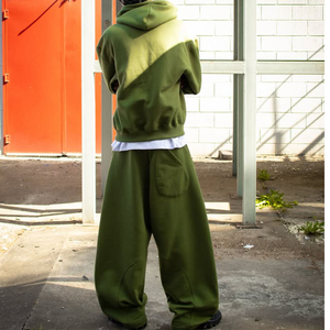 OEM High Quality Sportswear Tracksuits <b>Pullover</b> Baggy Oversized Jogging Suits Blank Hoodie and Jogger Sweatpants Sets - Product Image 2