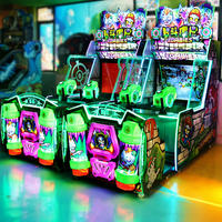 Mesin Game Arcade Tembak Air Plants Vs Zombies Jiaxin dengan Dukungan Bahasa Inggris, Layar 43 inci, 2 Pemain