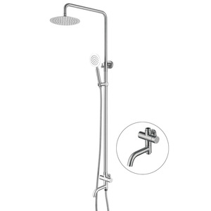 Juego de grifo de ducha fría individual de acero inoxidable 304 transfronterizo Ducha de <span class=keywords><strong>baño</strong></span> doméstica montada en la pared en superficie - Product Image 4