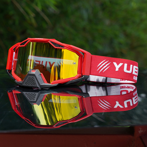 แว่นตาโมโตครอส YUEDIO พร้อมเลนส์ UV400 และสายรัดปรับได้ กรอบ TPU ป้องกันดวงตาสำหรับรถวิบาก - Product Image 6