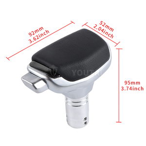 优泰JDM配件新款按钮自动金属真皮换挡旋钮 - Product Image 4