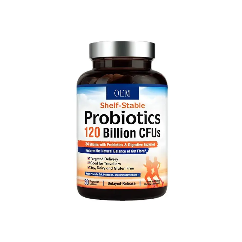 Vente en gros OEM de fabricants de probiotiques 3-en-1