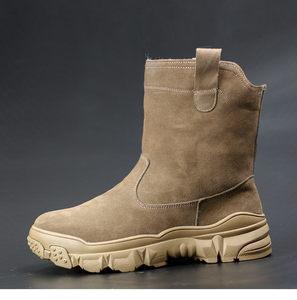 Botas de Nieve TSB924 con Forro de Lana para Invierno, Botas de Cuero Vacuno - Product Image 4