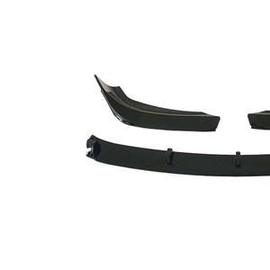 Kit Carrozzeria Labbro Anteriore per <span class=keywords><strong>BMW</strong></span> <span class=keywords><strong>X1</strong></span> <span class=keywords><strong>F48</strong></span> F49 2017+ Spoiler Paraurti Anteriore Accessori Auto Labbro Spoiler Anteriore Nero Lucido - Product Image 4