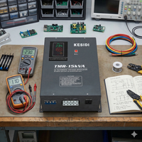 Stabilisateurs de tension monophasés muraux 8KVA 10KVA 15KVA KESIDI, régulateurs de puissance électrique AC de type relais automatique