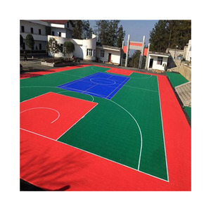 Terrain de <span class=keywords><strong>tennis</strong></span> multisports d'extérieur Carreaux en plastique PP imperméables avec gazon artificiel pour basket-ball, <span class=keywords><strong>tennis</strong></span>, cornichon - Product Image 1