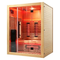 Sauna de Terapia de Luz Roja para 3 Personas, Sauna Interior de Espectro Completo en Venta
