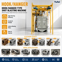 Machine de sablage de blocs de navires contrôlée par PLC CE, modèle Q3720, type crochet, avec moteur, boîte de vitesses et préparation de surface PSPC pour sections de coque