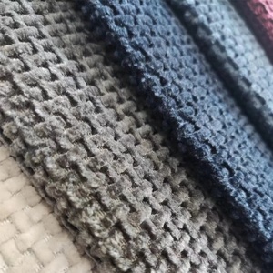 TengHui Fashion Style Groothandel Garengeverfde Effen Weving Superzacht 100% Polyester Microvezel Huistextiel Meubelbekleding - Product Image 3