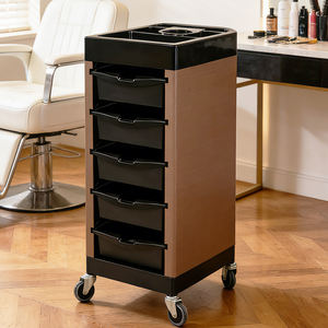 Carrito de Almacenamiento de 5 Niveles Resistente para Salón de Belleza, Equipo de Peluquería de Plástico, Venta al por Mayor de Fábrica - Product Image 5