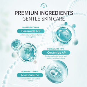Crema Facial OEM con Ceramida y Niacinamida, Repara la Barrera Cutánea, Hidrata, Calma el Enrojecimiento, para Piel Sensible, Marca Privada, Venta al Por Mayor - Product Image 5