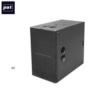Pat B30 Double Subwoofer Passif 15 Pouces 2000W de Puissance Maximale 8 Ohms Professionnel Boîtier Carré en Bois Écologique Durable Haut-Parleur à Basses Profondes