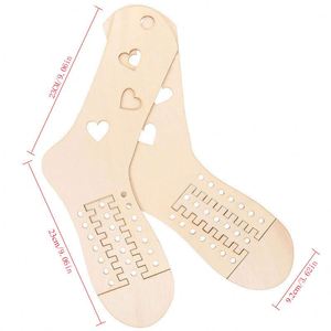 Factory DIY Modern Style Wooden Sock Stopper Knitting Mold Multi-Functional Telescopic Yarn Sock Display for Sock Makers&Lovers - Product Image 3