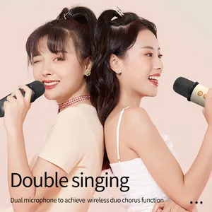 Âm Thanh Loa Mini Bluetooth Microphone Loa Đặt Cho Gia Đình Giải Trí Ngoài Trời KTV Quà Tặng Cho Trẻ Em Bạn Bè Gia Đình - Product Image 5