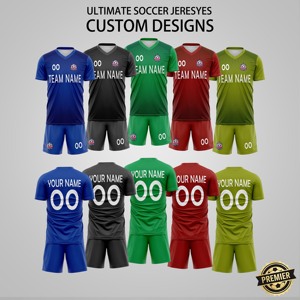 Maillot de football personnalisé pour campus universitaire, col rabattu, manches courtes, imprimé à rayures, respirant, séchage rapide, adulte, taille XL - Product Image 2