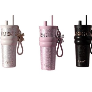 Lucky Snake Queen Stainless Steel Tumbler 316 Thermal Insulation <b>Cup</b> With <b>Straw</b> And Handle For Gifts - Product Image 5