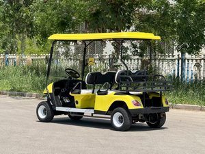 Voiturette de golf électrique SHUIMAN JINSHAN 4 places, moteur 3,5 kW, autonomie 80-100 km, châssis en acier, panier de rangement moderne et luxueux, pour parcs et terrains de golf - Product Image 3