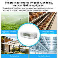 Capteur de pression atmosphérique intelligent WiFi avec détecteur de température et d'humidité, station météo 3 en 1, application de contrôle à distance
