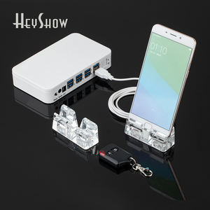 Soporte antirrobo de 8 puertos para todos los teléfonos inteligentes Sistema de alarma de pantalla de seguridad para teléfonos móviles con carga hecha de plástico ABS - Product Image 4