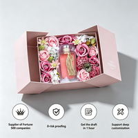 Diffuseur de parfum professionnel personnalisé avec logo, fleur de savon aromathérapie 150 ml, coffret cadeau Starlink promotionnel pour mariage