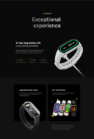 Bracelet Connecté 10 AMOLED Suivi d'Activité Résistant à l'Eau (5ATM) Appels Sommeil Fréquence Cardiaque Suivi Sportif avec Boussole