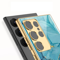 2025 GKK Original marbre rabat couverture pour pour S25 S24 S23 S22 Ultra créatif pliant Ultra mince PC étui de téléphone portable