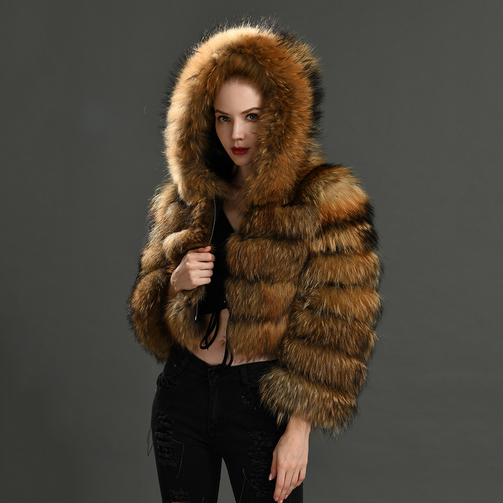 Winter Warm Genuine Fox Fur Coat - Sexy Women Fashion Style