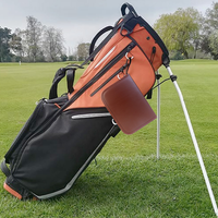 Sac à outils de golf en cuir PU très vendu, sac multifonctionnel pour accessoires de golf, grande capacité, pochette pour tees et balles, fournitures d'extérieur