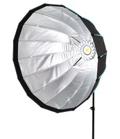 Boîte à lumière parabolique profonde de 90 cm pour photographie, monture Bowens en métal, 2 diffuseurs, sac de transport, boîtes à lumière pour flash de studio et éclairage vidéo