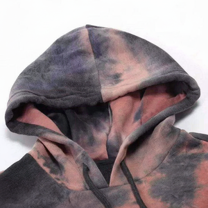 Sweat à capuche en coton mélangé pour hommes mélangé à l'acide/Offre Spéciale Streetwear Custom Made Hoodies Vente en gros Best Basics Hiver - Product Image 1