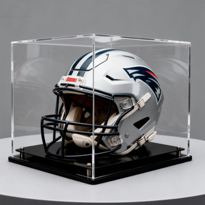 Boîte <span class=keywords><strong>de</strong></span> présentation en acrylique pour casque <span class=keywords><strong>de</strong></span> football, boîte <span class=keywords><strong>de</strong></span> collection transparente pour casque <span class=keywords><strong>de</strong></span> <span class=keywords><strong>moto</strong></span>, boîte <span class=keywords><strong>de</strong></span> rangement personnalisée pour ballon <span class=keywords><strong>de</strong></span> rugby - Product Image 2
