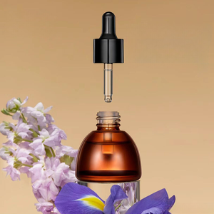 Creative 30ml Flat Water Drop Cone <strong>Essential</strong> <strong>Oil</strong> Dropper Bottle <strong>Walnut</strong>/Olive <strong>Oil</strong> Perfumed Serum Packaging Free Sample - Product Image 1