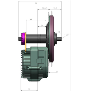 Soporte inferior bb 68mm / 100mm Bafang 8fun MM G340.250.CB bbs 01 36v 250w Mediados de coche <span class=keywords><strong>motor</strong></span> con c961 pantalla LCD - Product Image 6