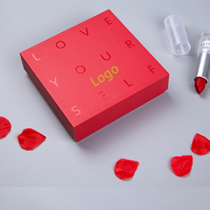 Custom Logo Paper Lipstick Packaging Box 3 Pcs Set Lip Stick Cosmetic <b>Foam</b> Sponge Insert Cardboard Packaging Box - Product Image 2