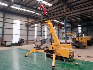 मोबाइल स्पाइडर क्रेन 1 टन 5 टन 8टन 10 टन टेलीस्कोपिक बूम 360 डिग्री मिनी क्रॉलर हाइड्रोलिक क्रेन फ्लाई जिब के साथ 14 मीटर - Product Image 3