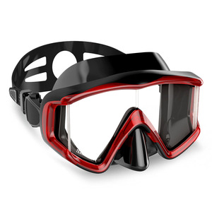 Máscara de buceo antiniebla de cara completa, nueva llegada, máscara de buceo sin marco, vista amplia - Product Image 3